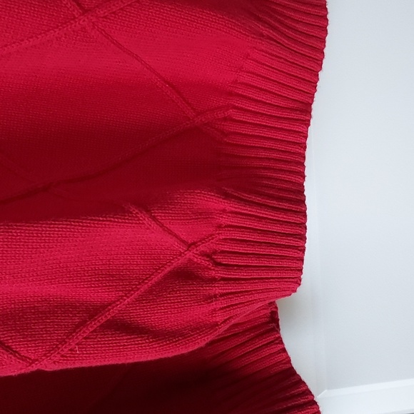 Izod mens long sleeve sweater red large - Picture 6 of 13